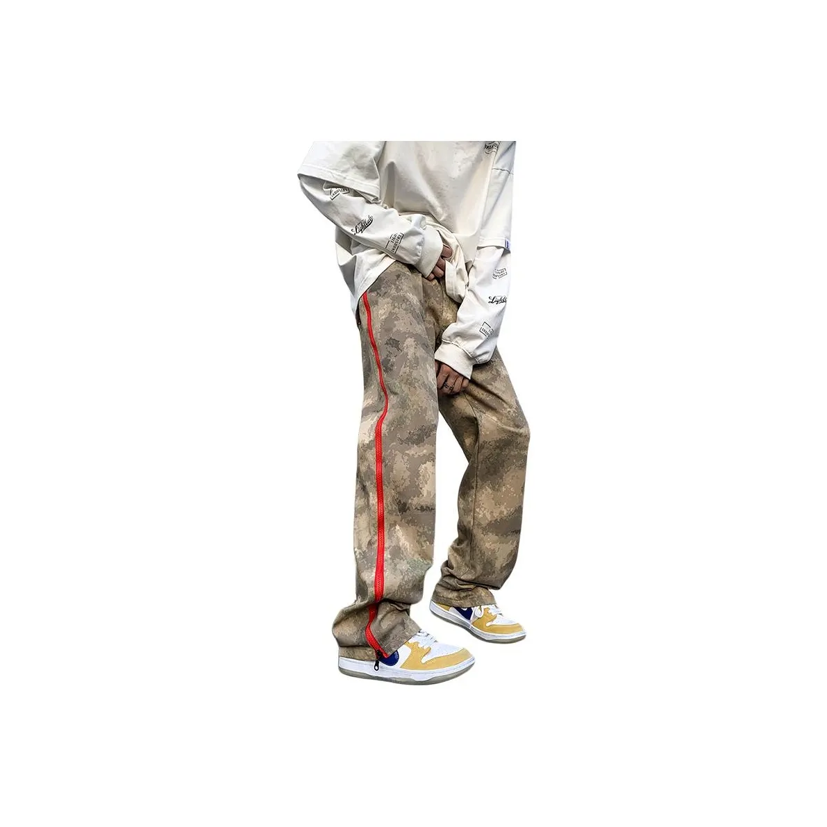 KIRHNE Casual Pants Unisex Camouflage