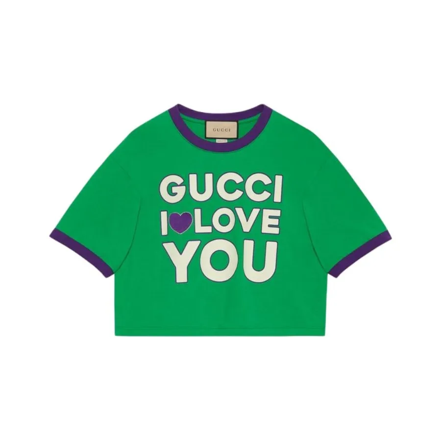 GUCCI FW23 T Рубашка Женская Зеленая