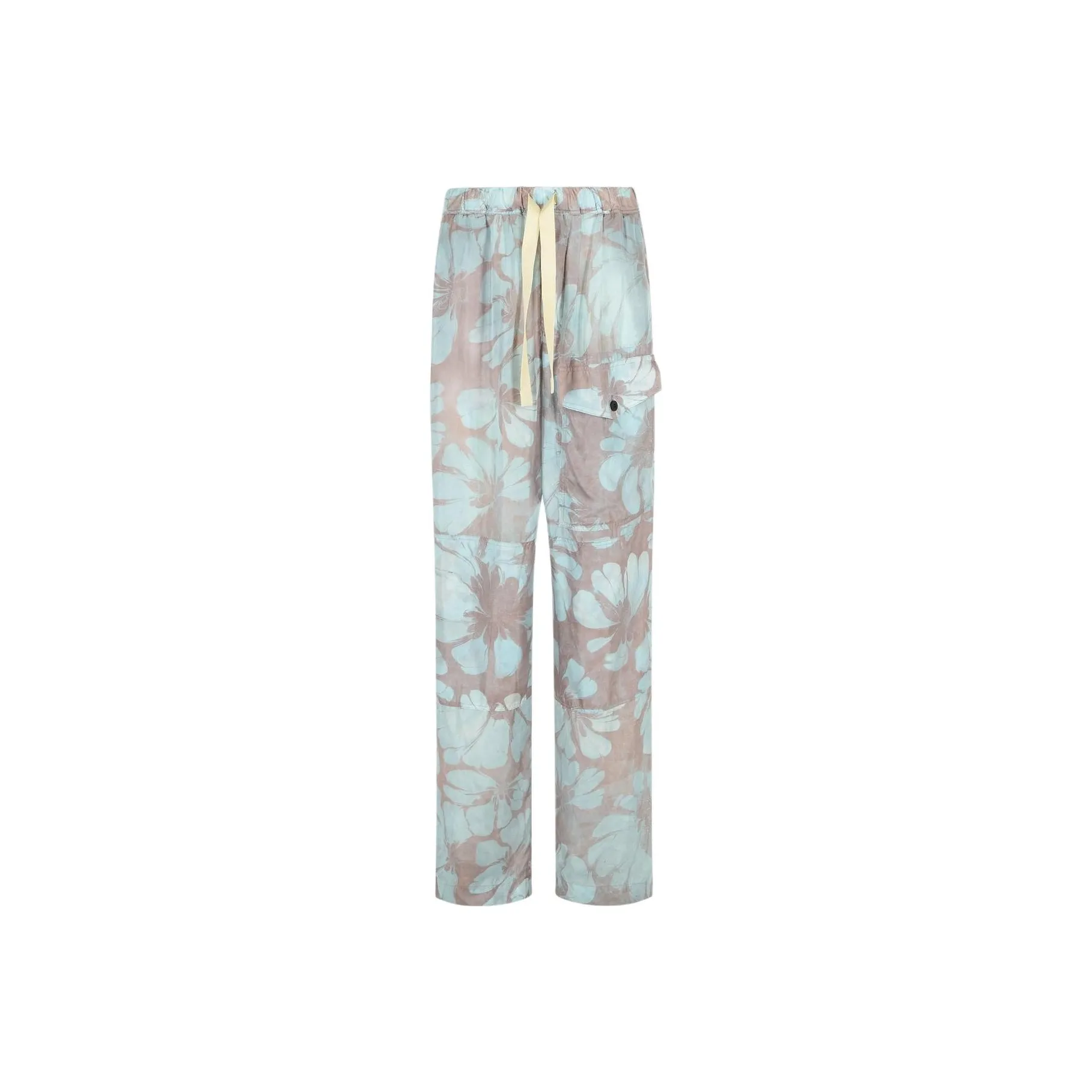 DRIES VAN NOTEN Allover Floral Printed Drawstring Trousers