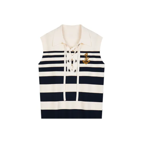 UOOYAA Nautical Collection Полосатые Женские Майки