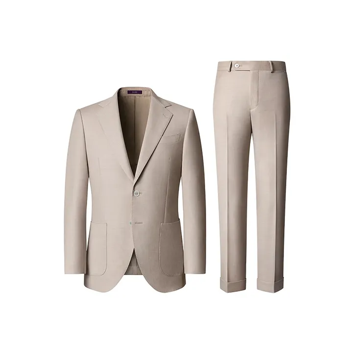 SKARO High End Fashion Business Костюм Мужской Светлый хаки