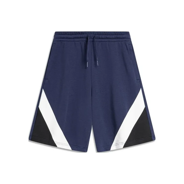 LINING Weekend youth Повседневные шорты Мужские Темный Корабельный Синий