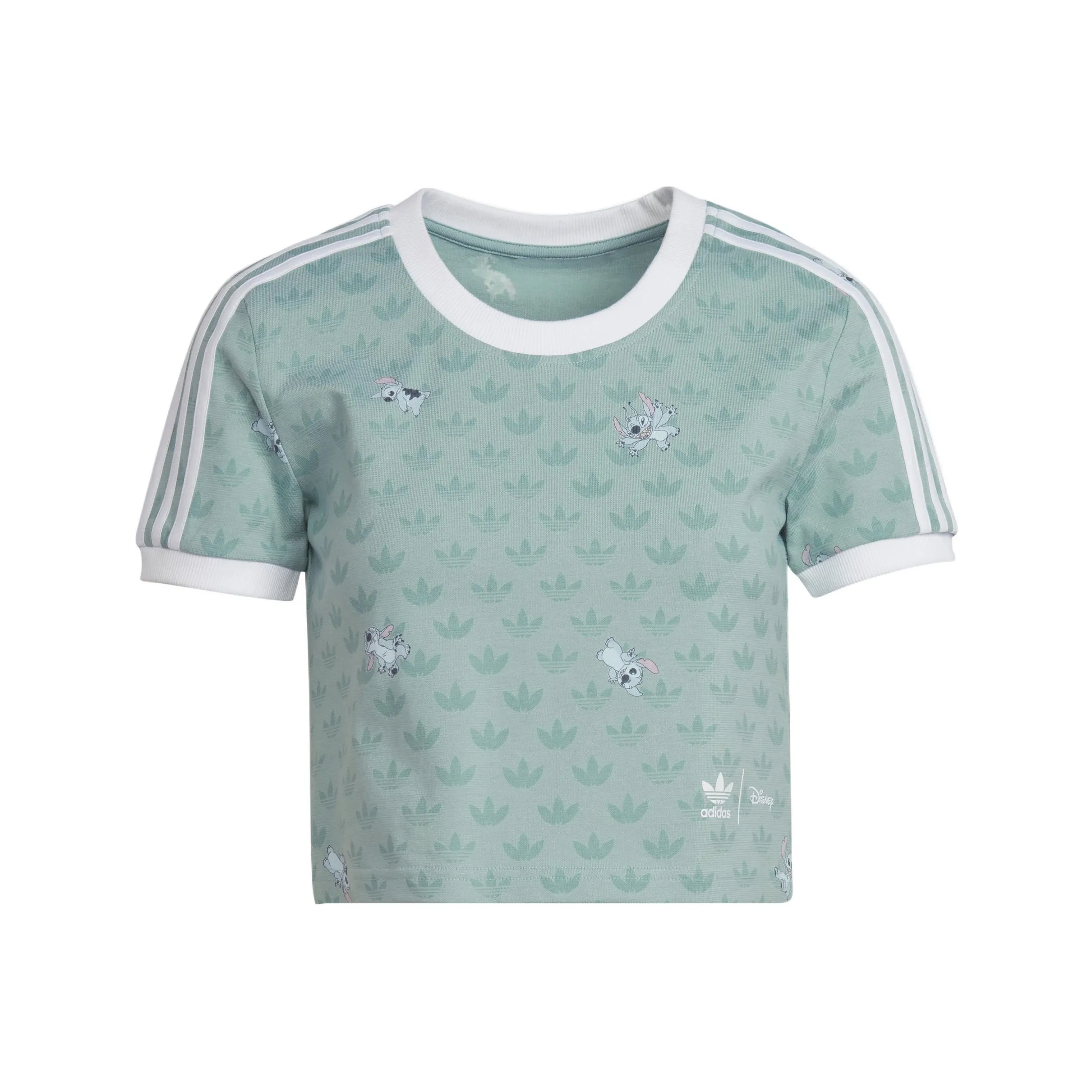 Adidas Originals x Disney Stitch SS22 T Shirt Women's Light Green