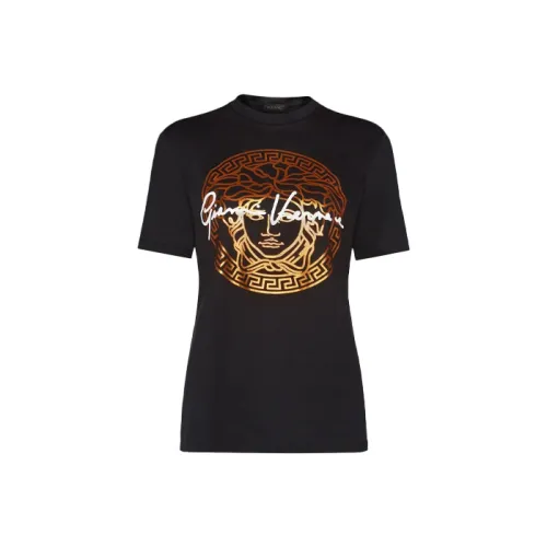 VERSACE Черные Женские Т-рубашки