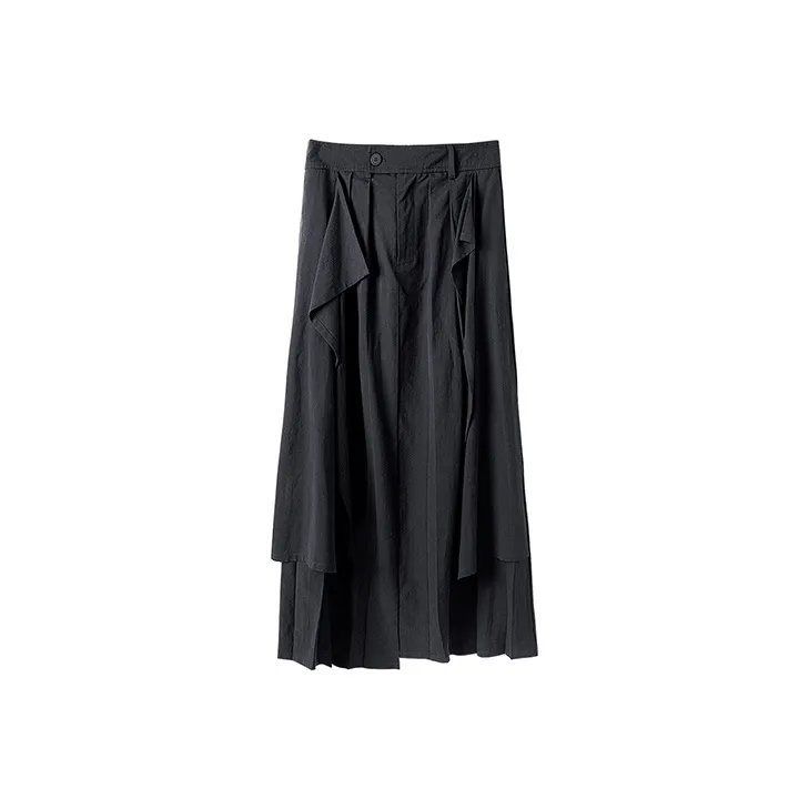 HUANXIANGZHE Юбка Унисекс Черный