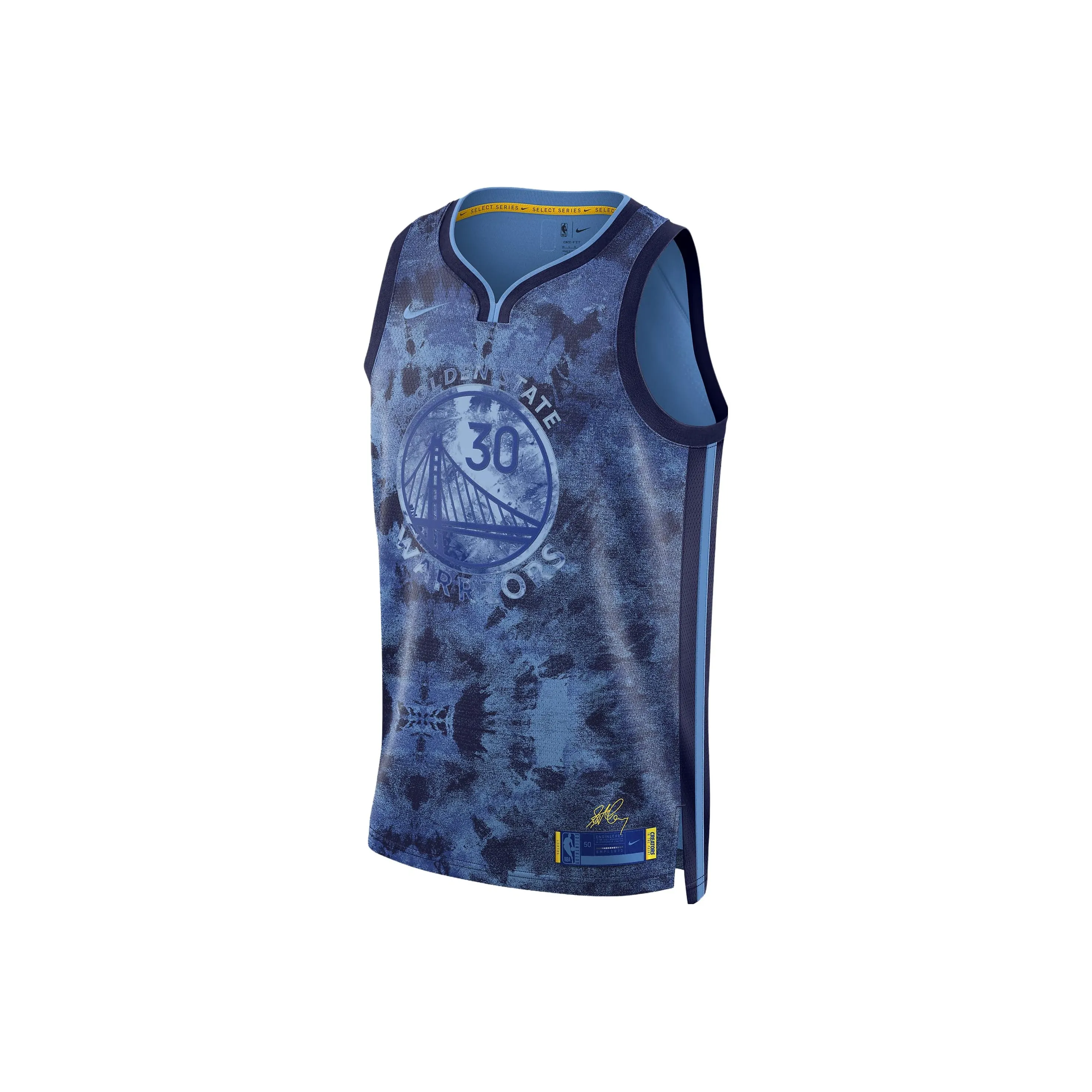 Nike Nba Stephen Curry Golden State Warriors 2022/23 Select Series Jersey