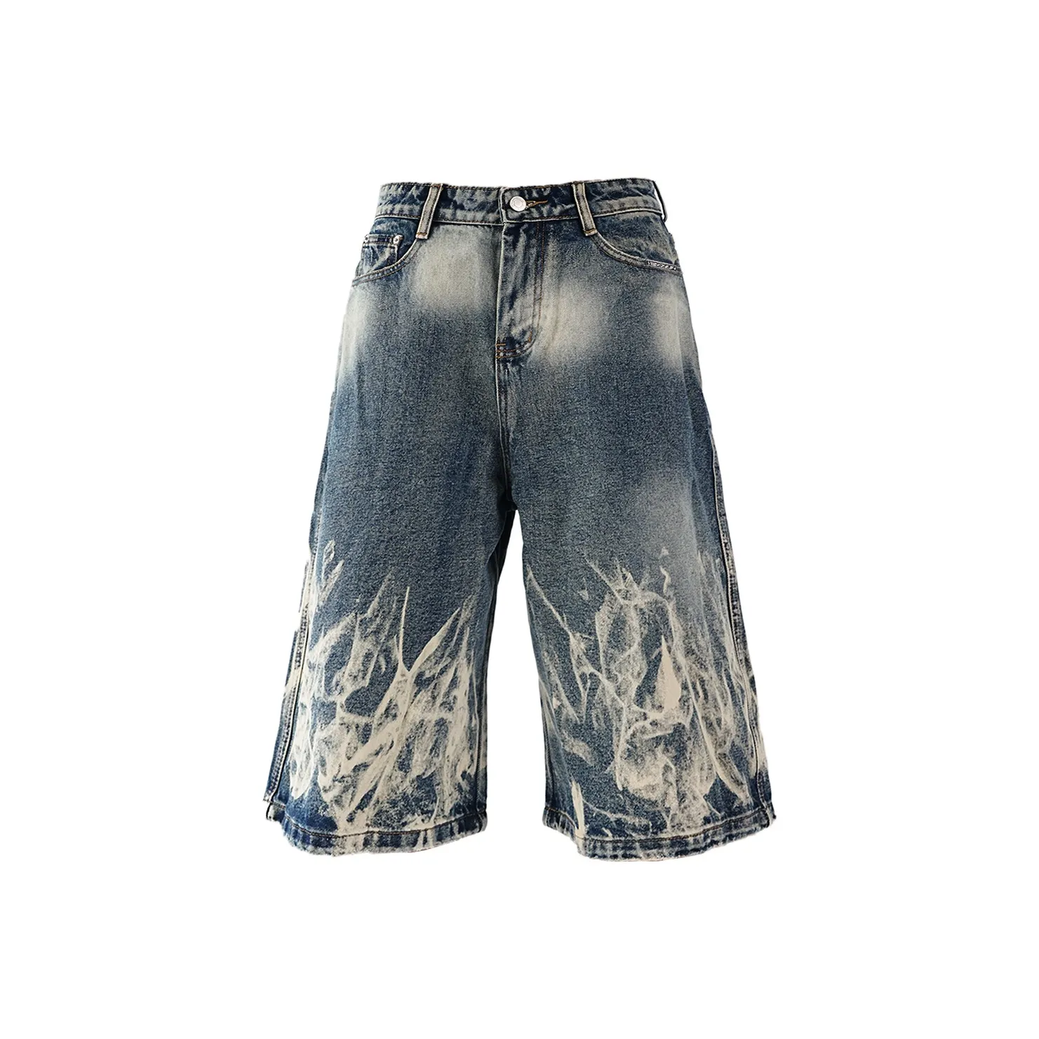 WIIPSOLID Джинсовые шорты Унисекс Blue