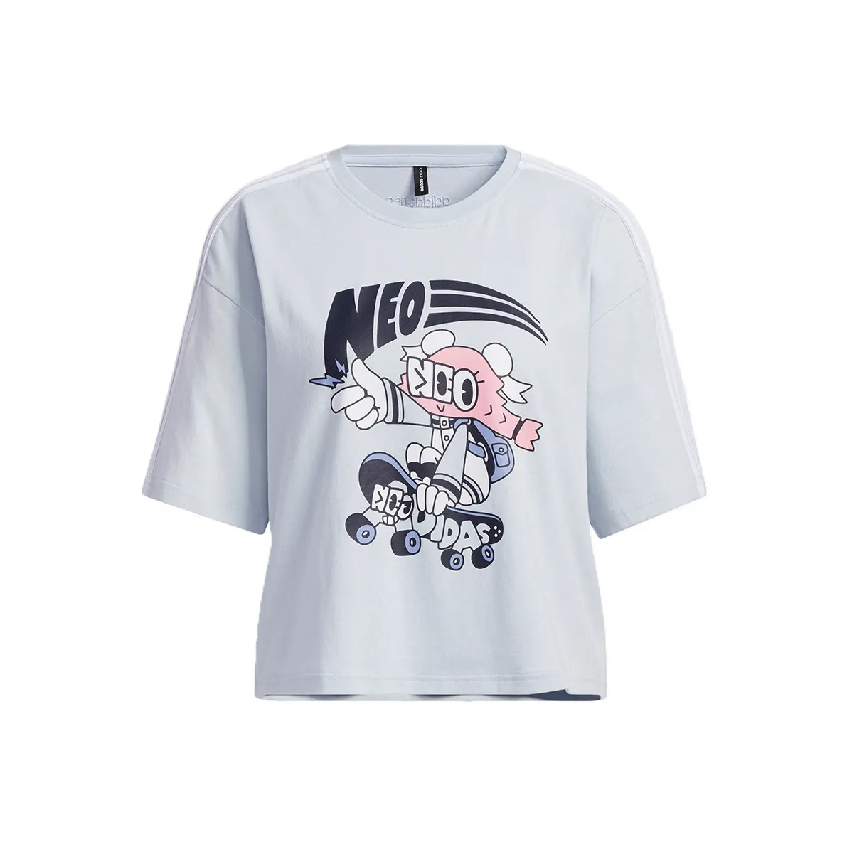 Adidas Neo T Shirt Women's Light Blue