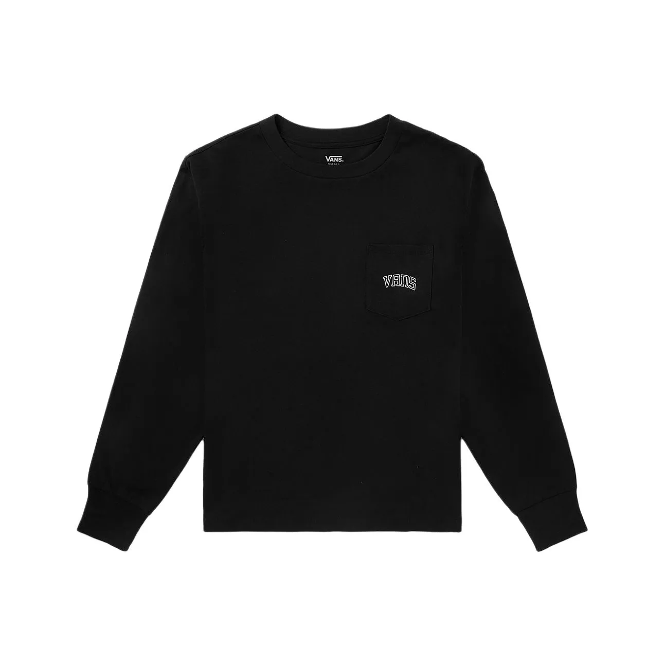 Vans TEE LS Drop Shoulder Sleeve T Shirt Women's Black