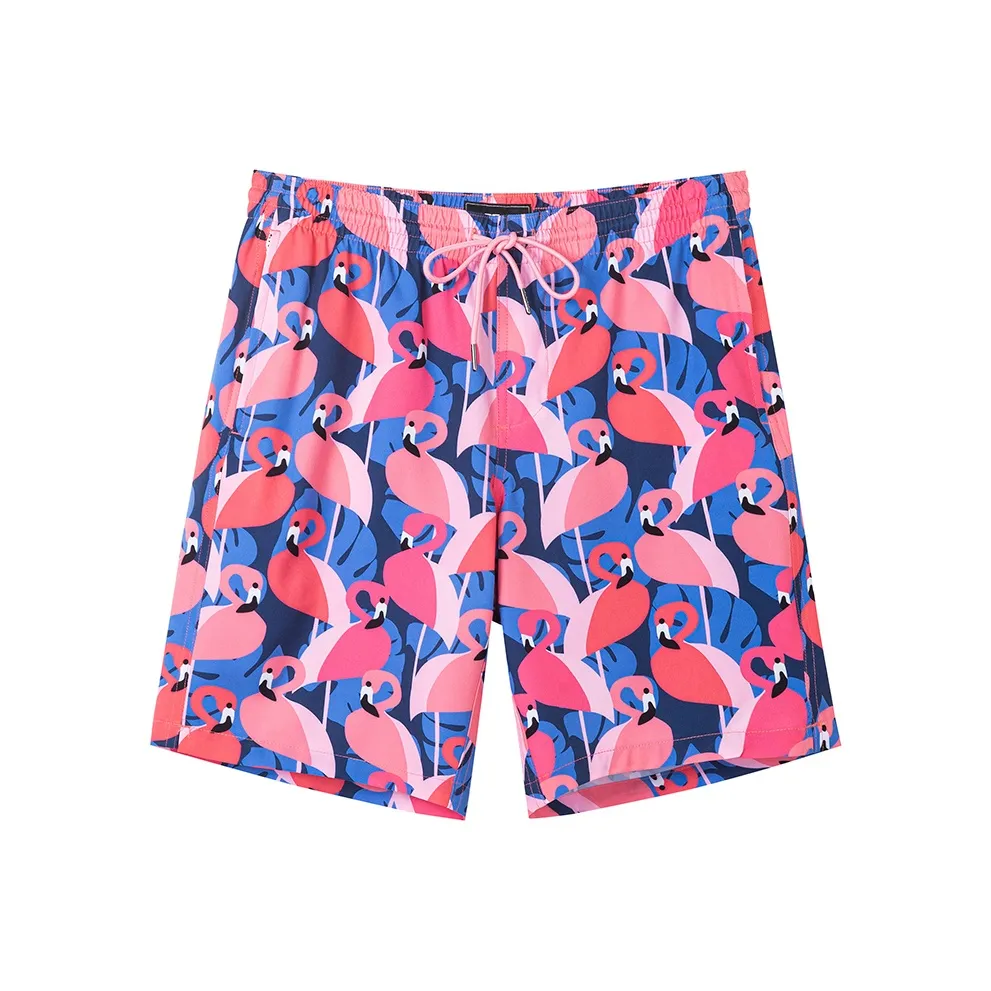 SURFCUZ Пляжные шорты Мужской Фламинго Остров