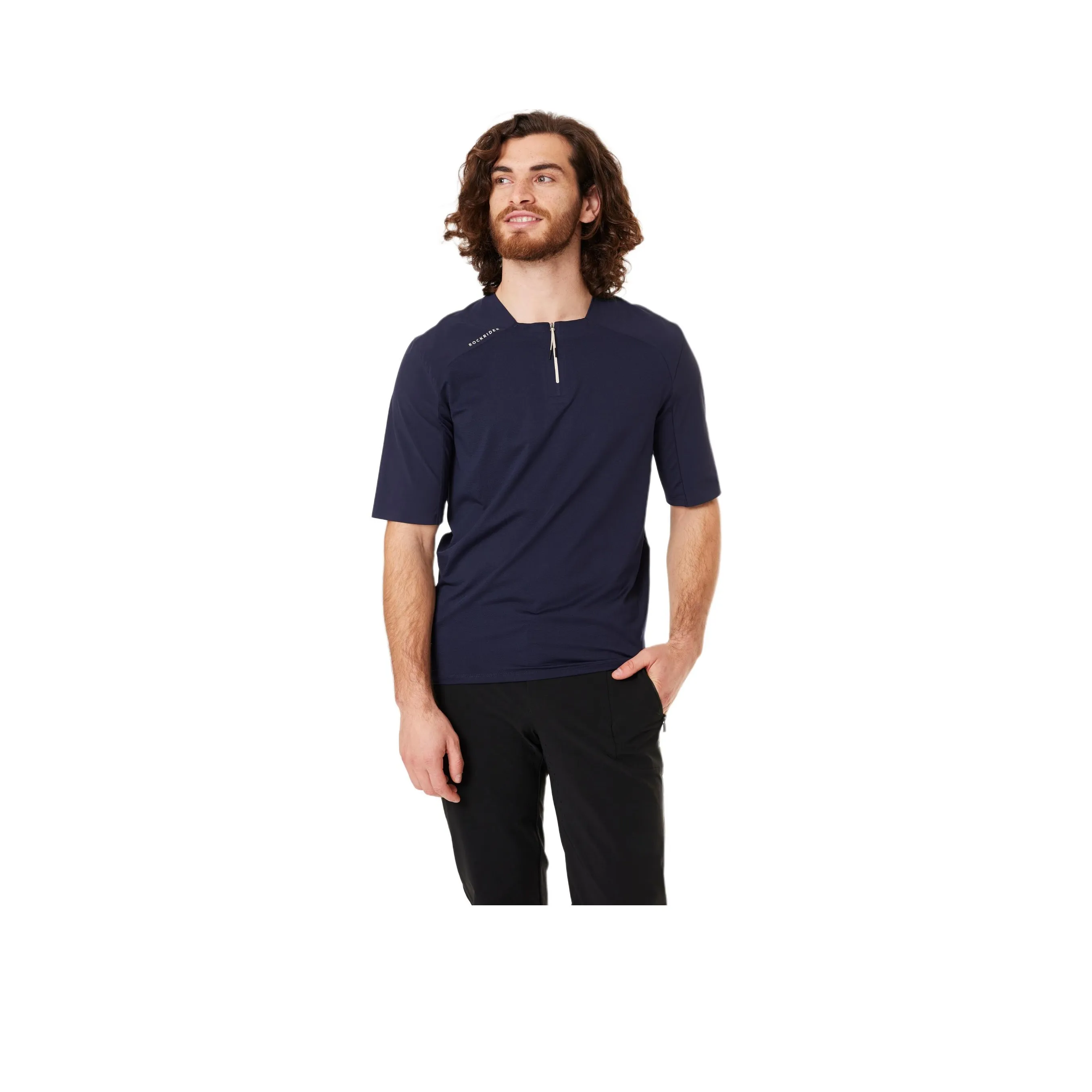 DECATHLON Велосипедная одежда Мужская Синяя Черная