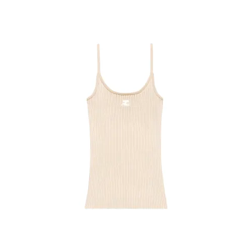 COURREGES Песочный Женские Майки