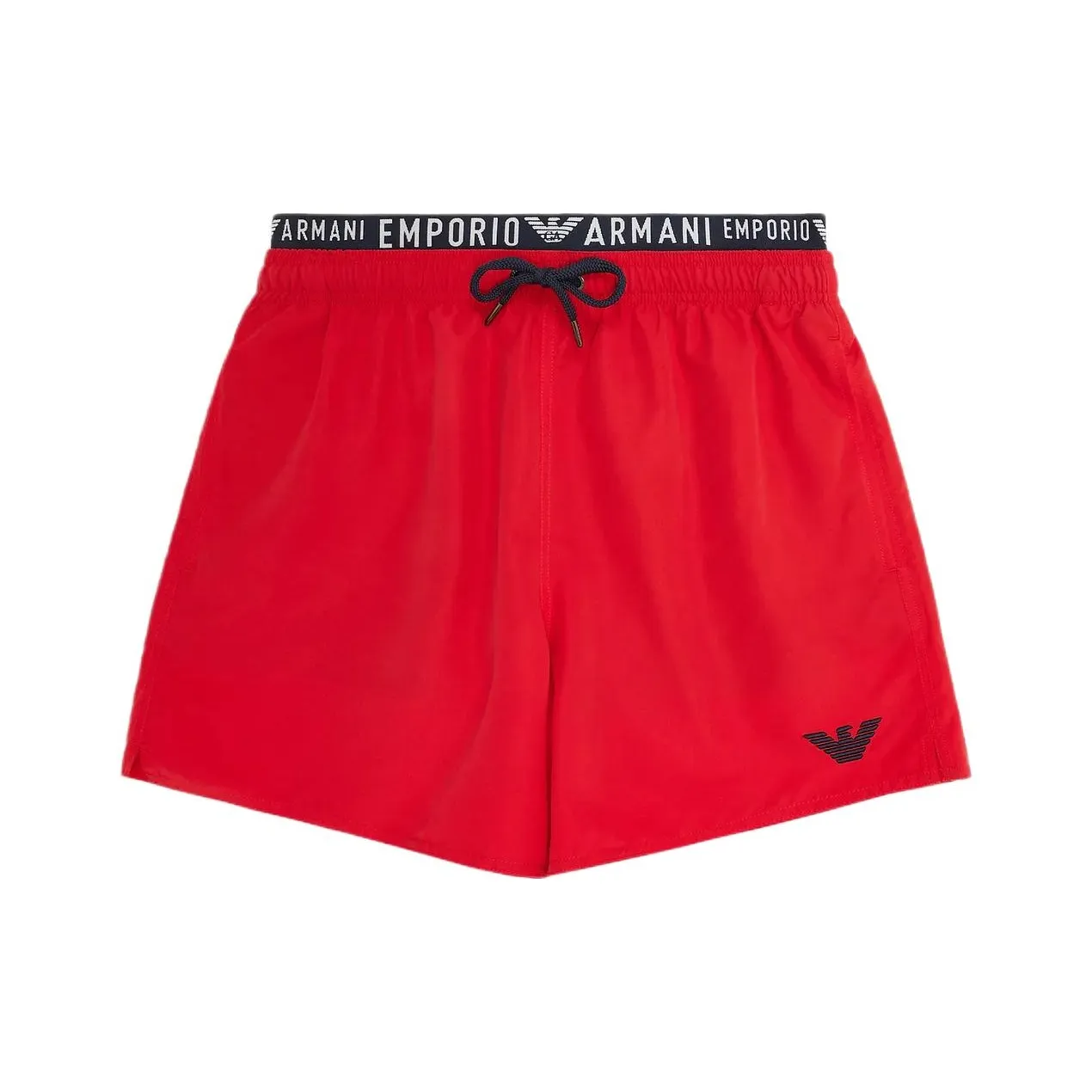 EMPORIO ARMANI SS24 Swimming Shorts Men's Red