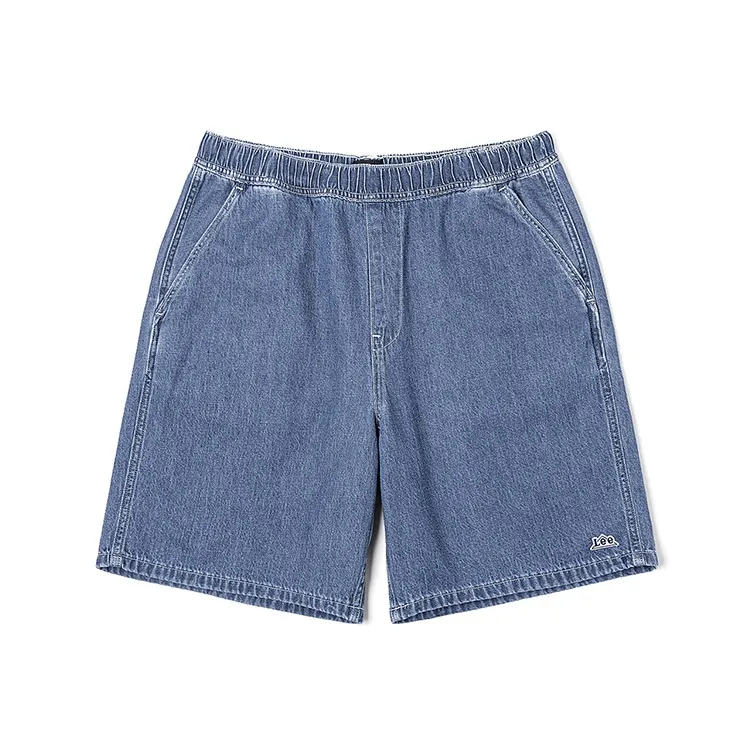 Мужские джинсовые шорты Lee co-branded модель средний синий