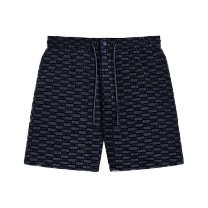 KITH Flocked Monogram Mason Short