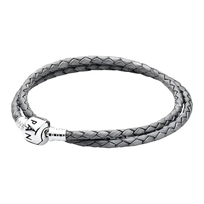 Pandora Металл Браслеты Унисекс Серый