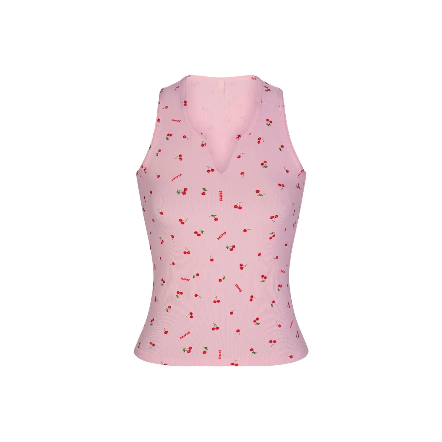 SKIMS Valentine's Day Collection Tank Tops Women's CHERRY BLOSSOM PRINT/Cherry Blossom Color