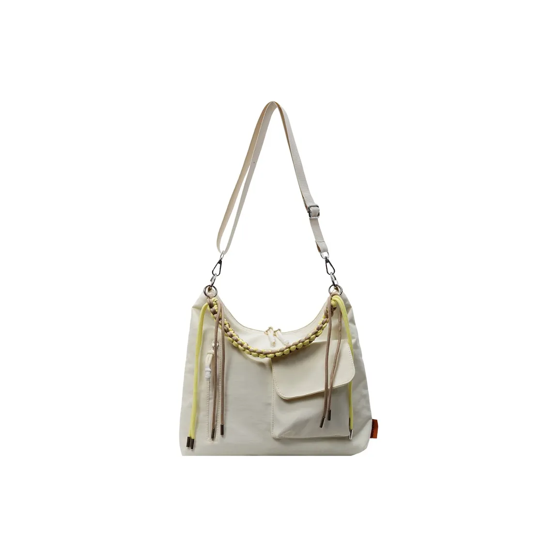 DCLOUD Canvas Tote Canvas Bag, Shoulder Bag Regular Women's Ecru/Black