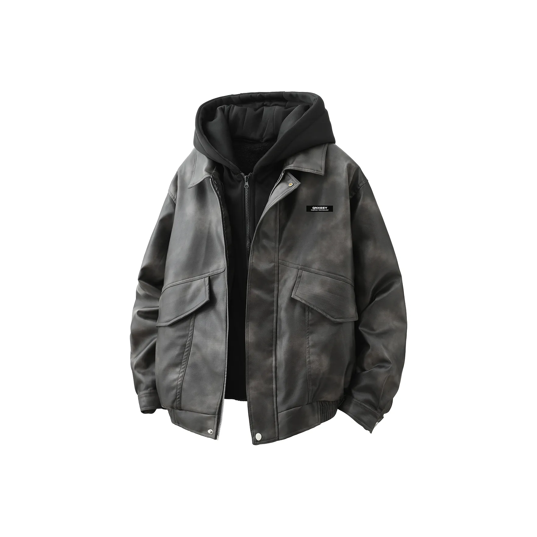 Qnxeey Унисекс Объемные куртки (пуфы)