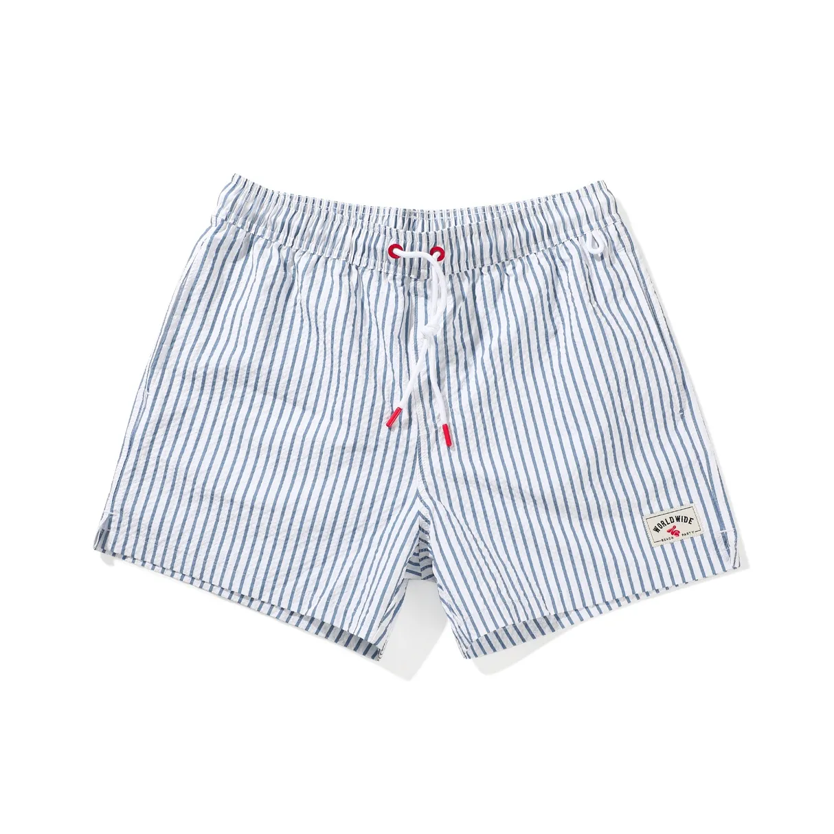 GAILANG Пляжные шорты Мужские Синие Белые Полоски