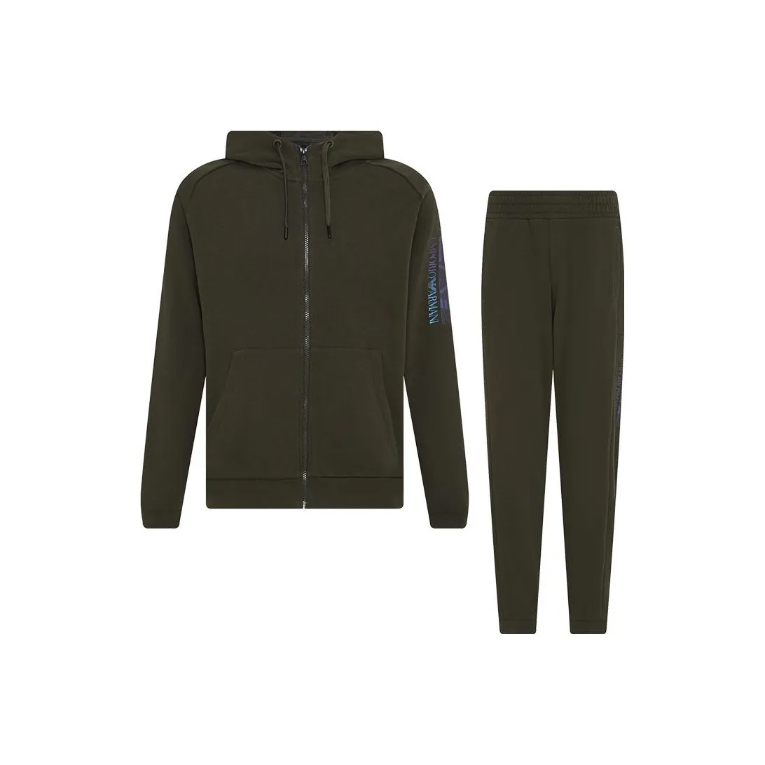 EMPORIO ARMANI EA7 FW23 Casual Sportswear Men's Green