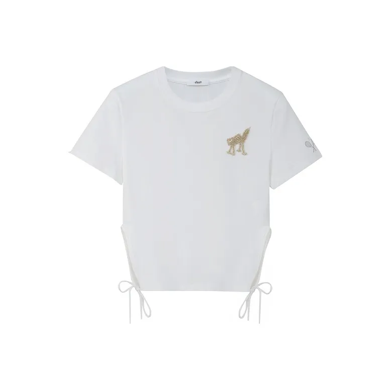 D'zzit Crop Tops Women's White