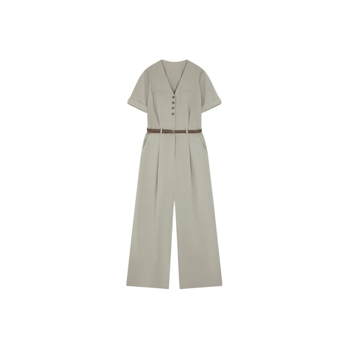 Mo Han Yi Mei Jumpsuit Women's Pea Green