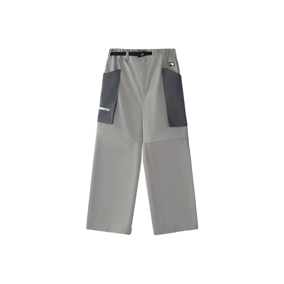 FILA FUSION Повседневные брюки Мужские Титан Серебряный Серый