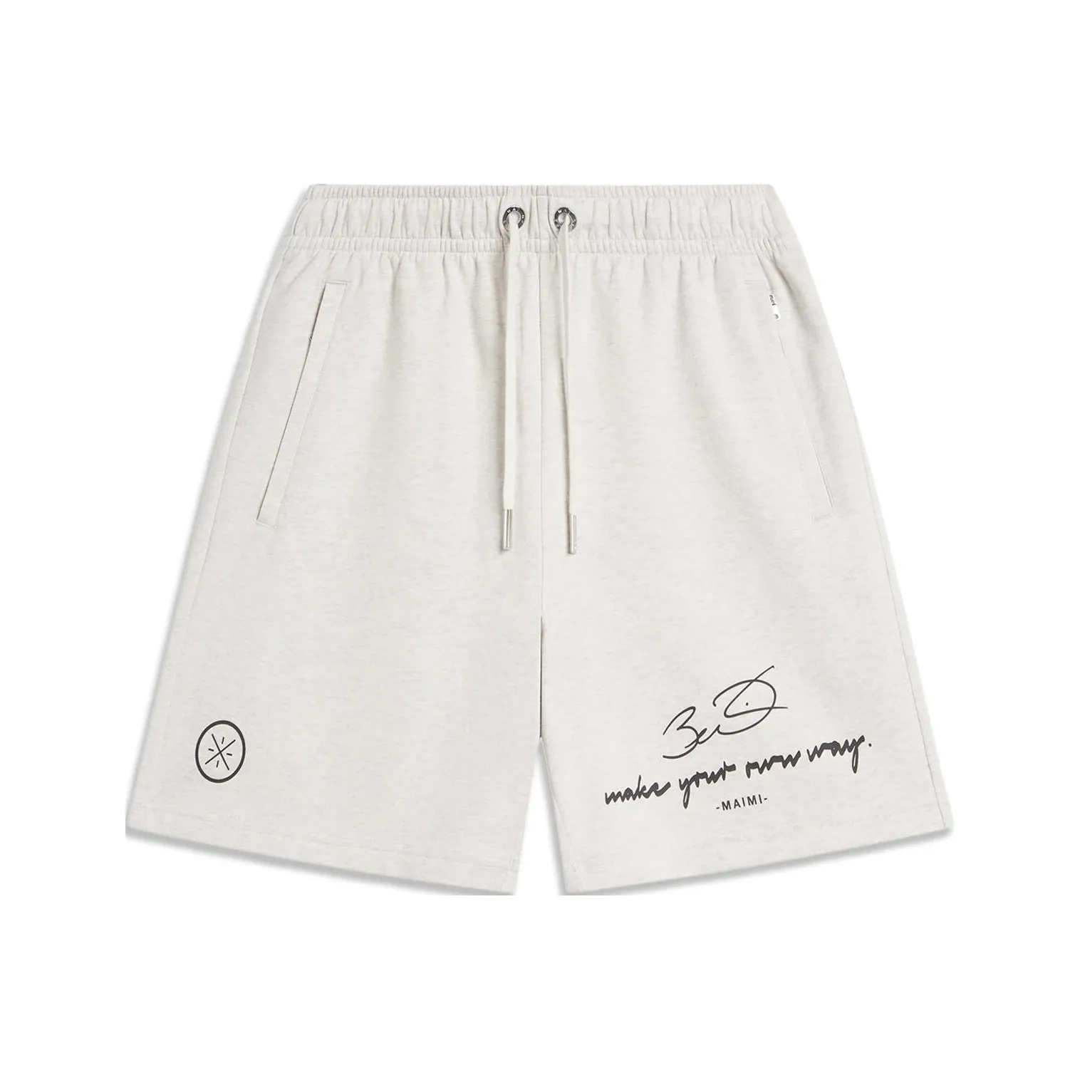 LiNing Casual Shorts Men's Heather Gray Tile Gray