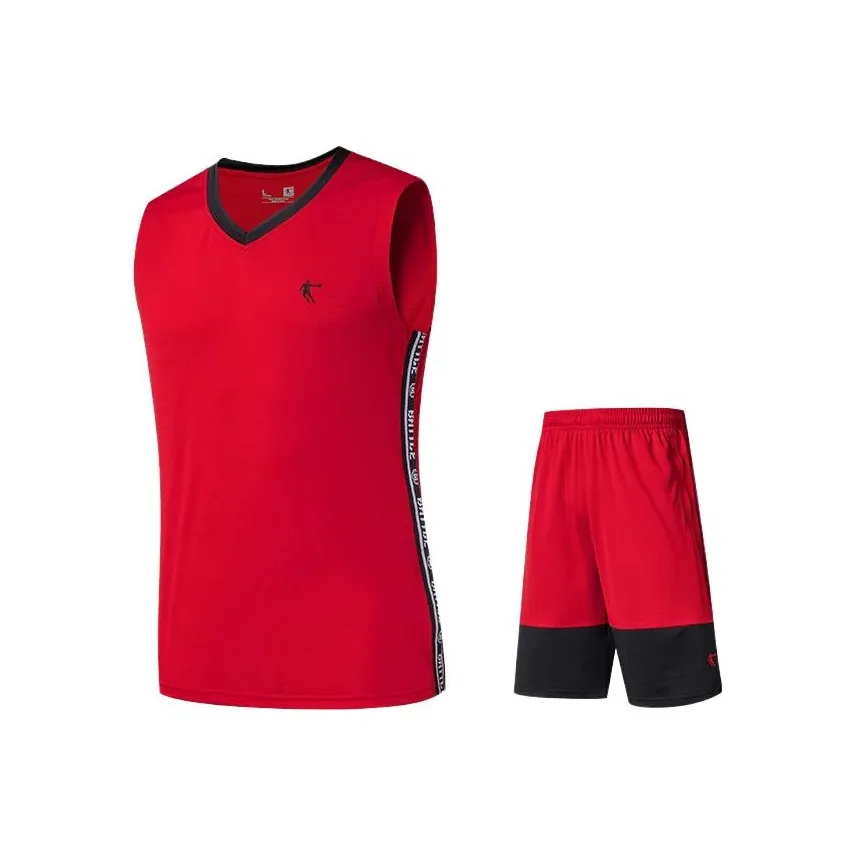 QIAODAN Повседневная спортивная одежда Мужская Ярко-красная