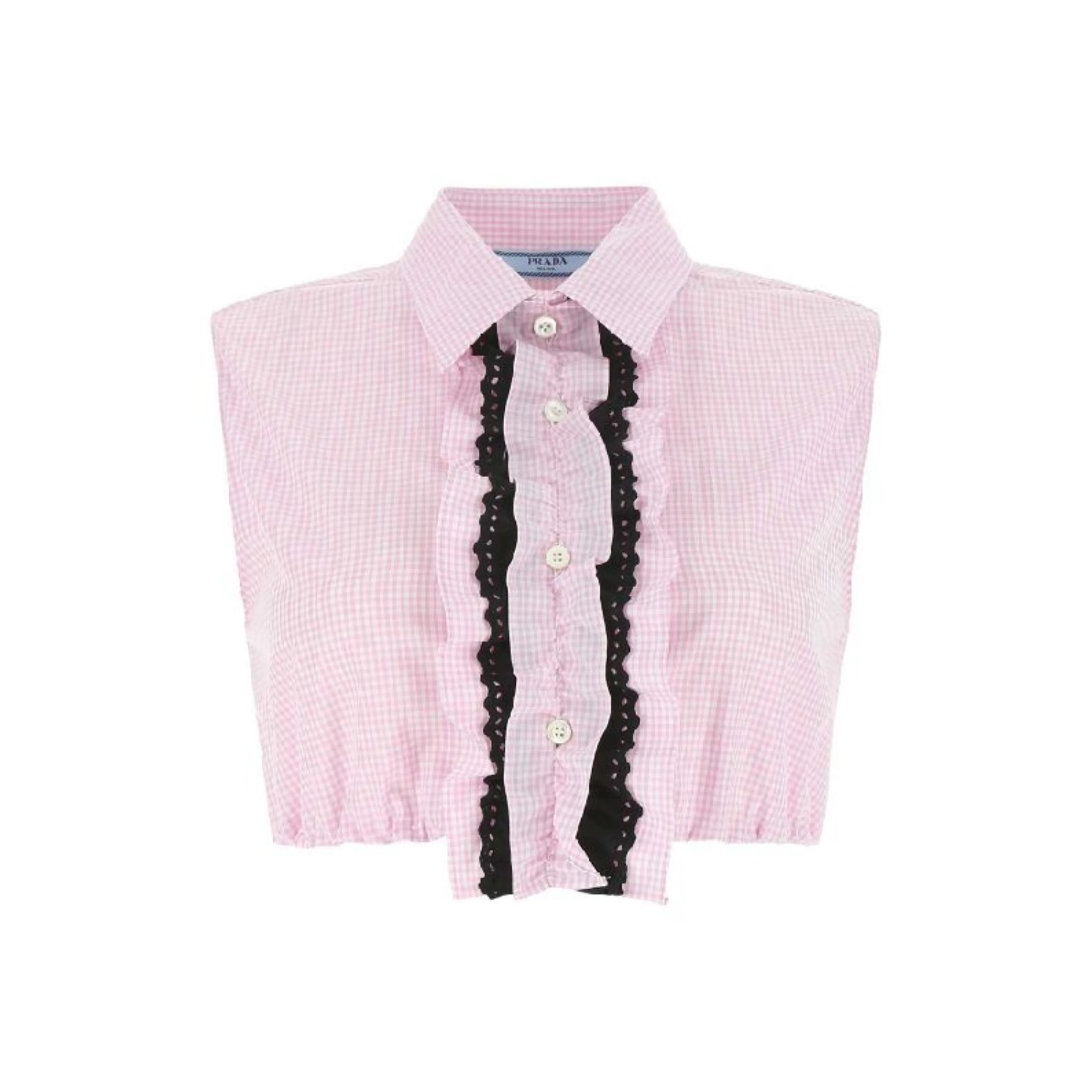 PRADA Розовый Женский Короткий Топ