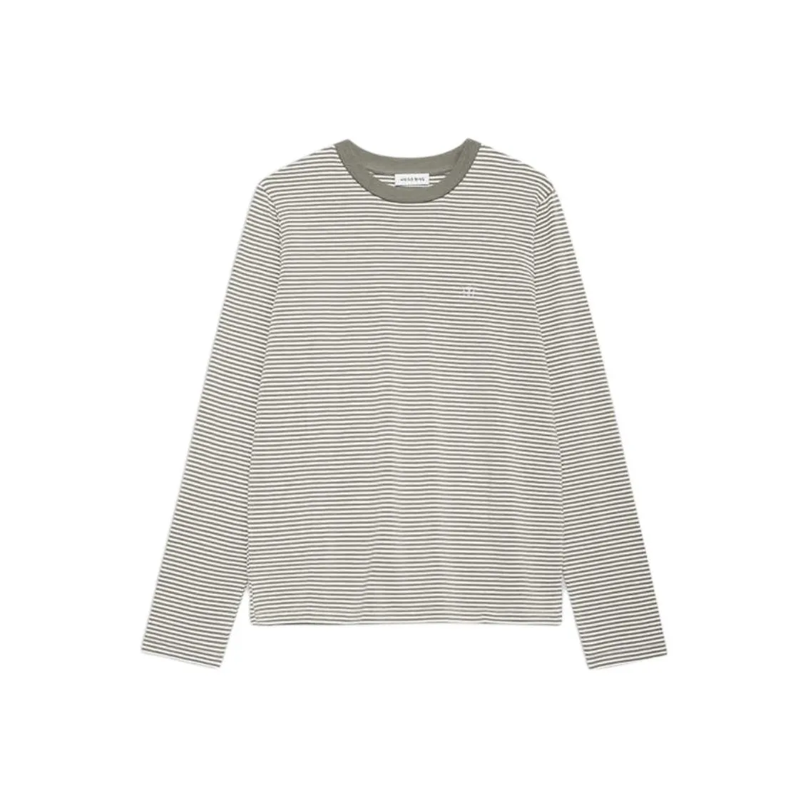 Anine Bing T Shirt Women's Olive/Ivory White Stripes