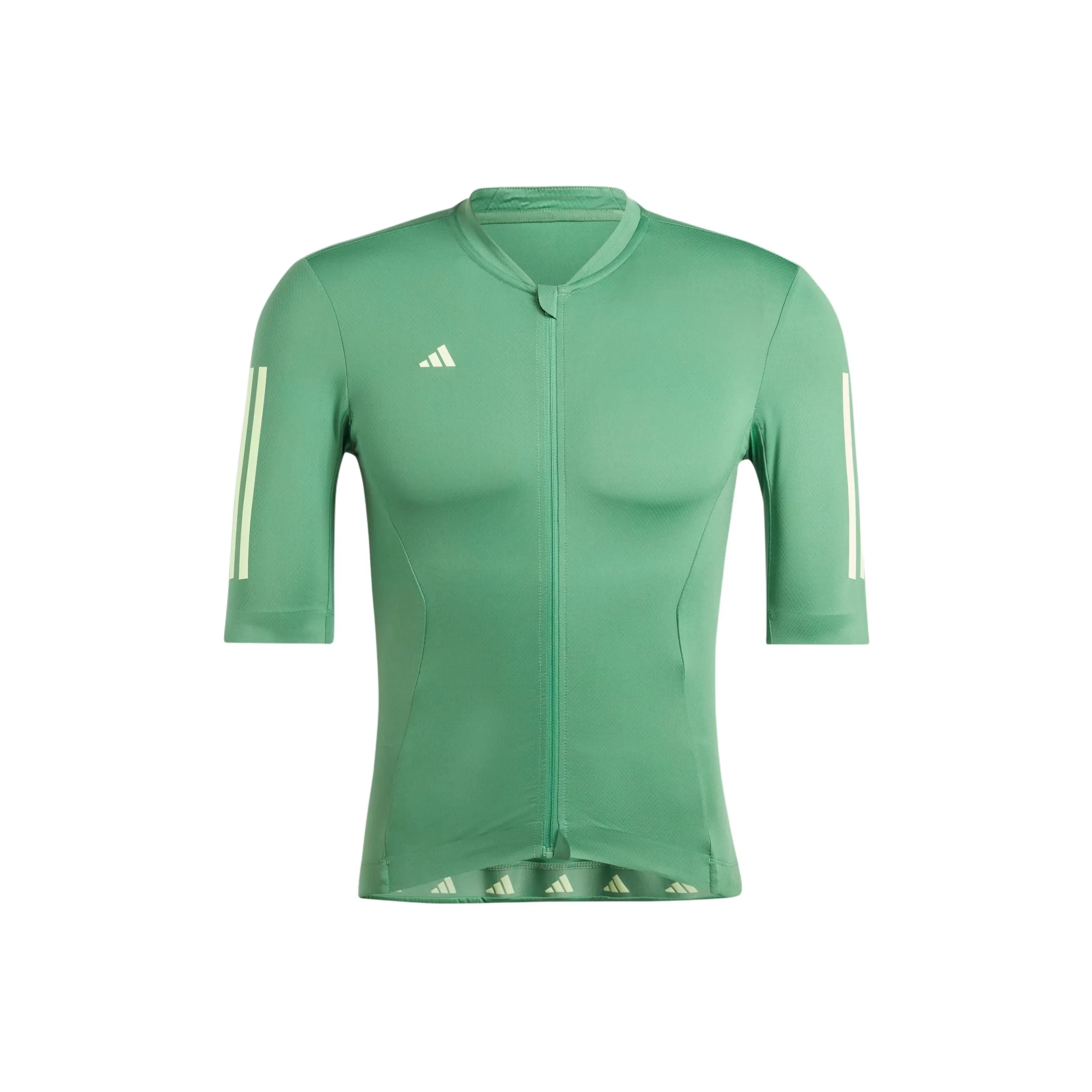 Adidas Tempo 3 Stripes Cycling Jersey Cycling Clothing Men's Green