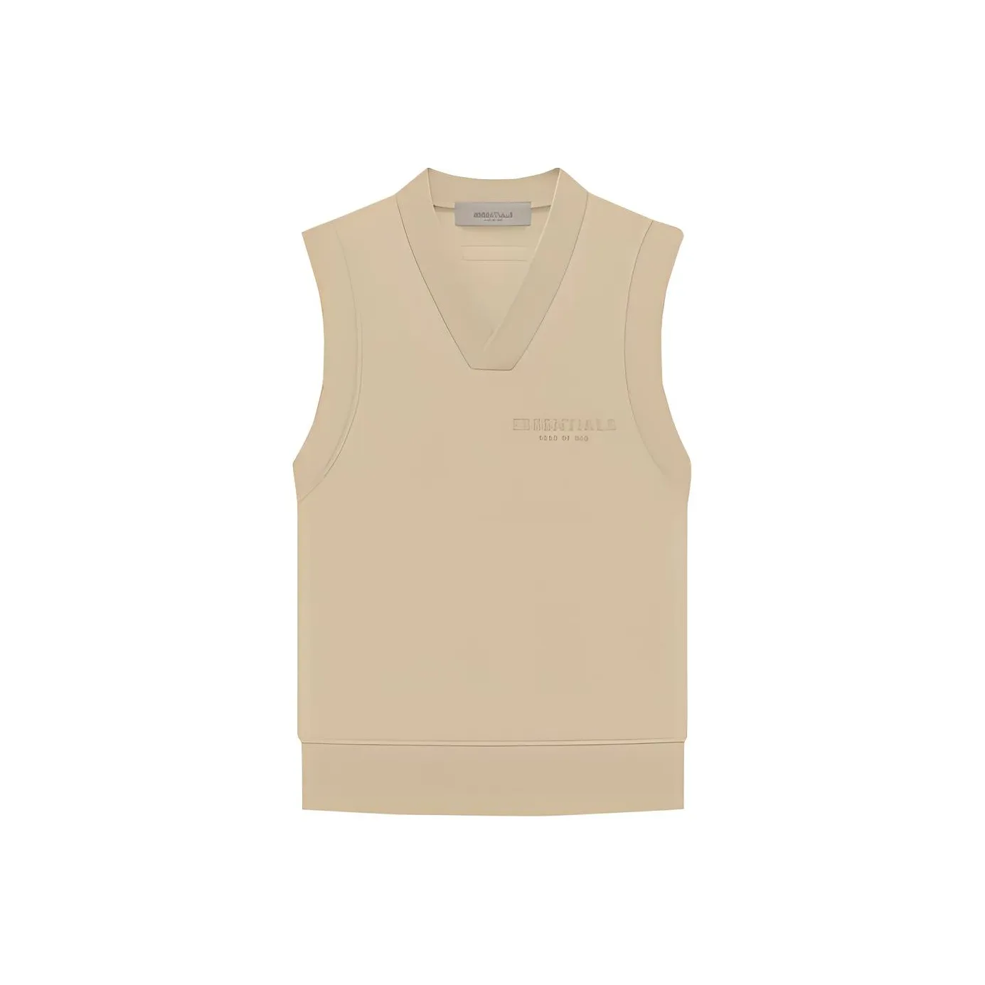 Fear Of God Essentials Майка Женская Песочного Белого Цвета