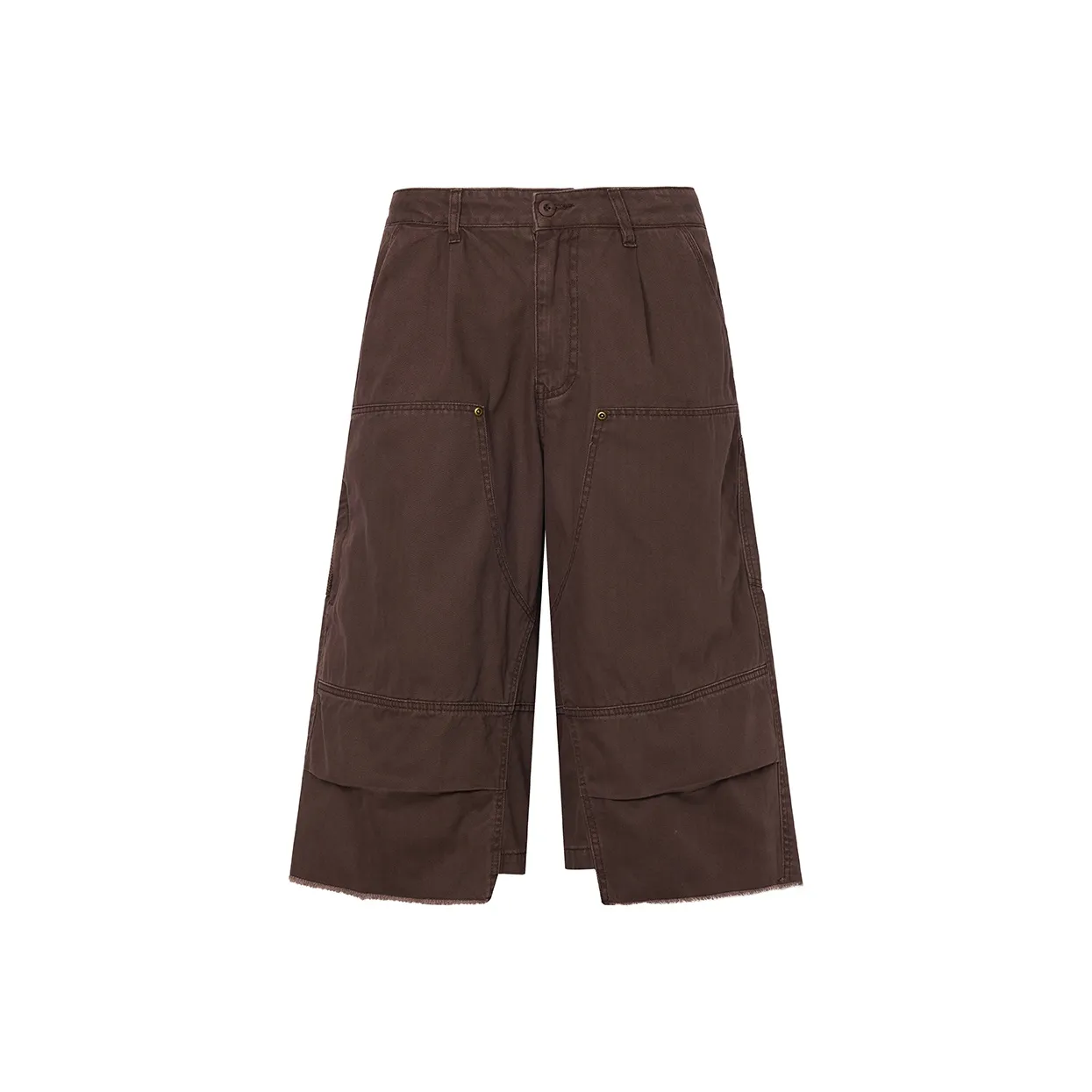 GTRG Denim Shorts Unisex Coffee