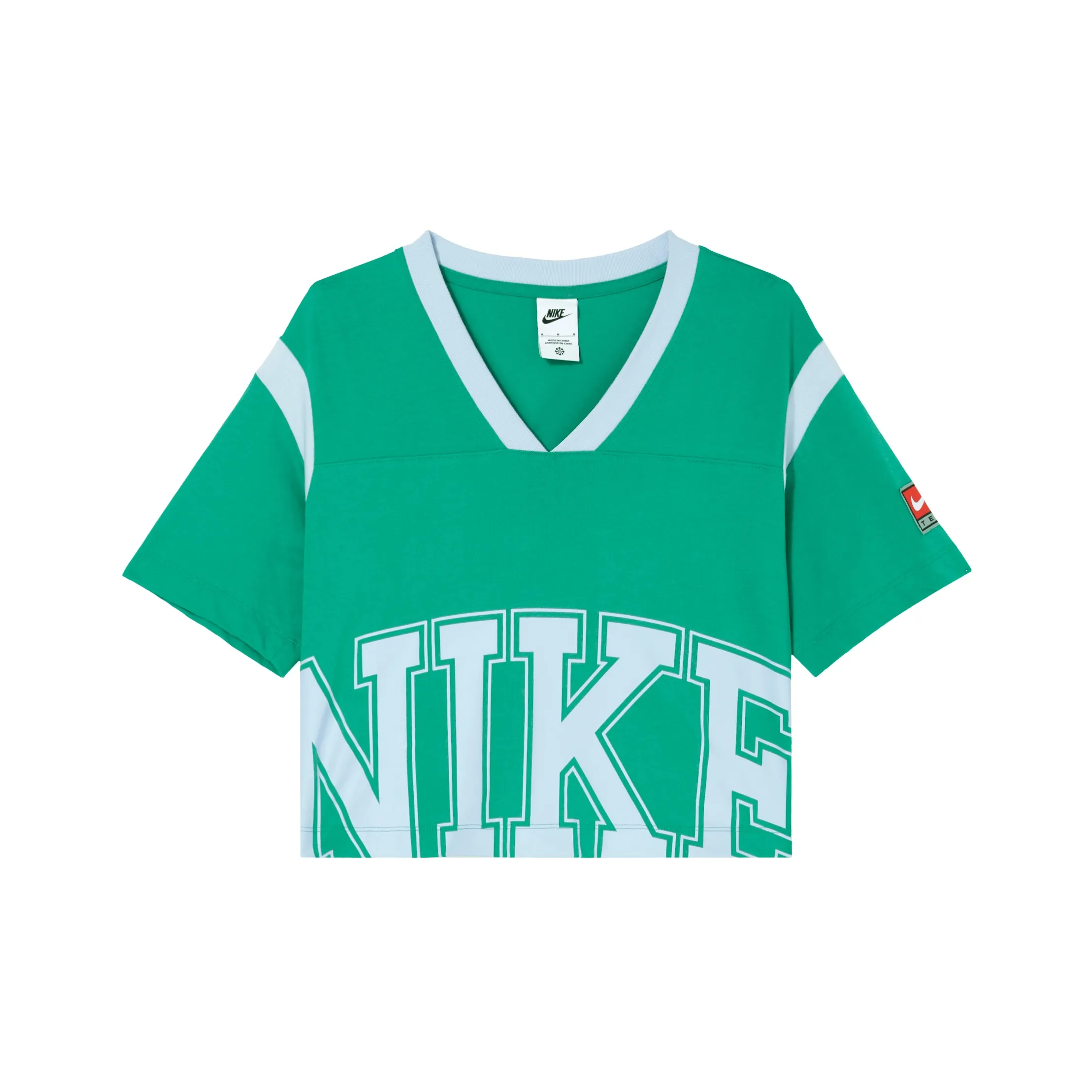Nike Crop Tops Women's Sea God Green