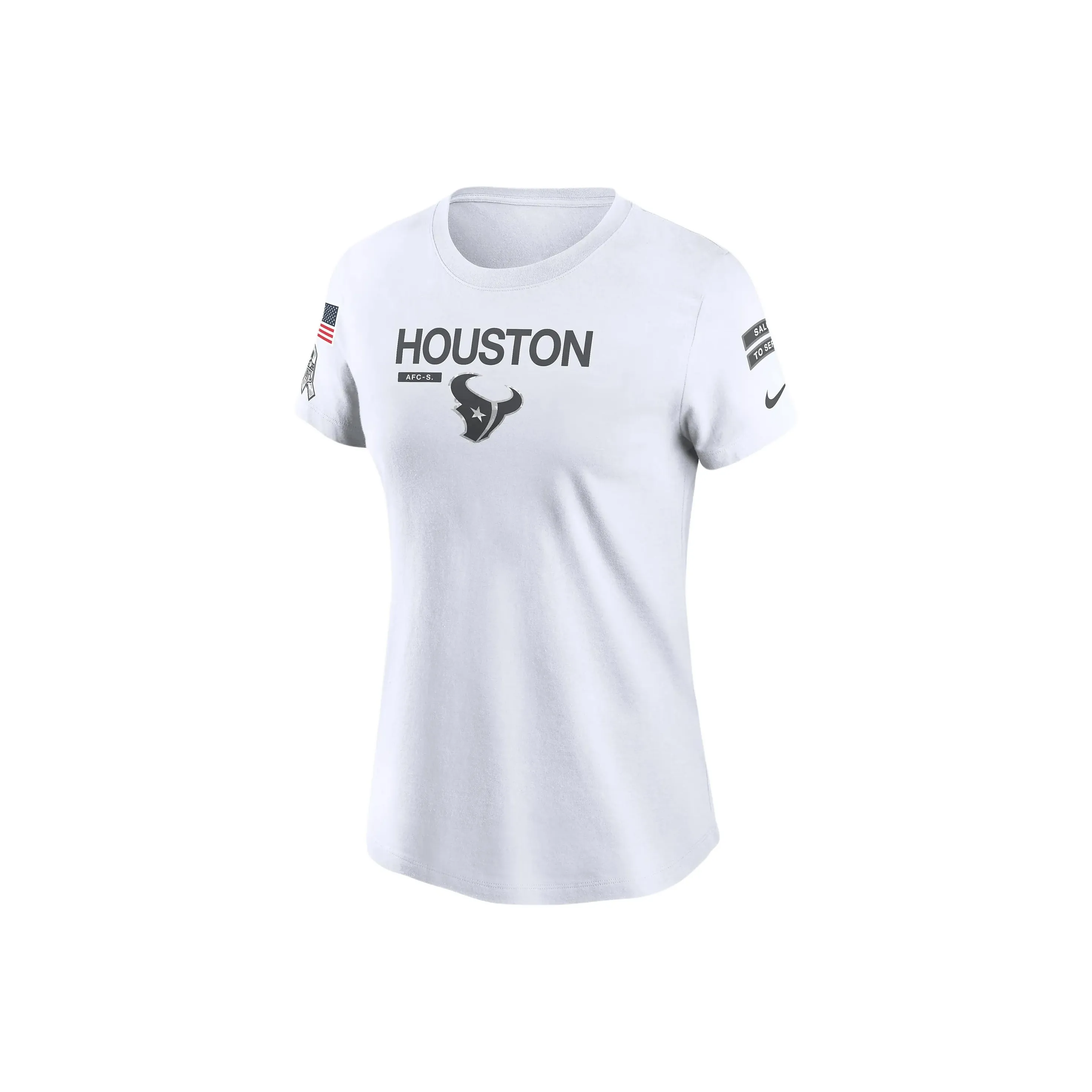 Nike Houston Texans Salute To Service Legend Women's Nike Nfl T Shirt
