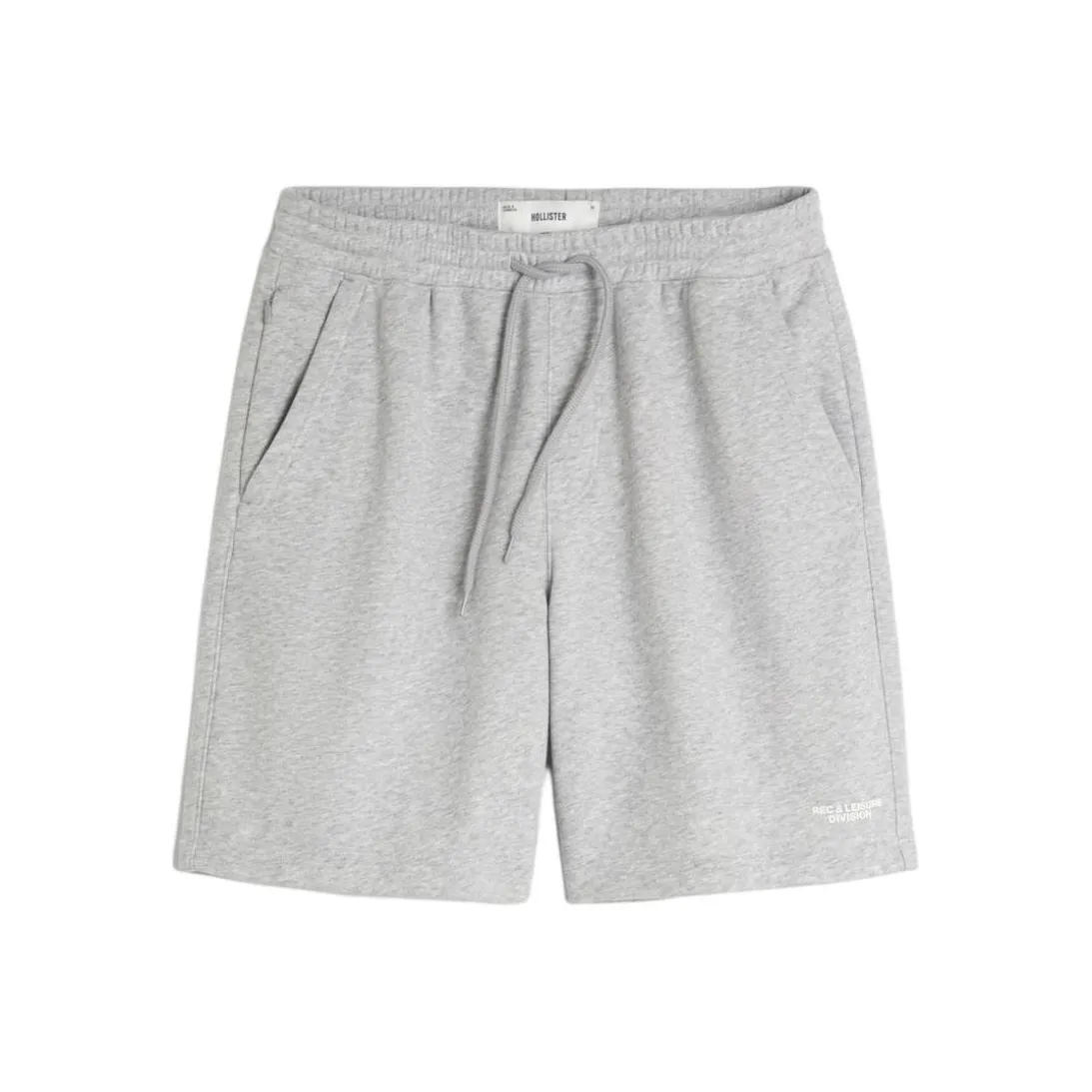 Hollister Повседневные шорты Мужские Серые
