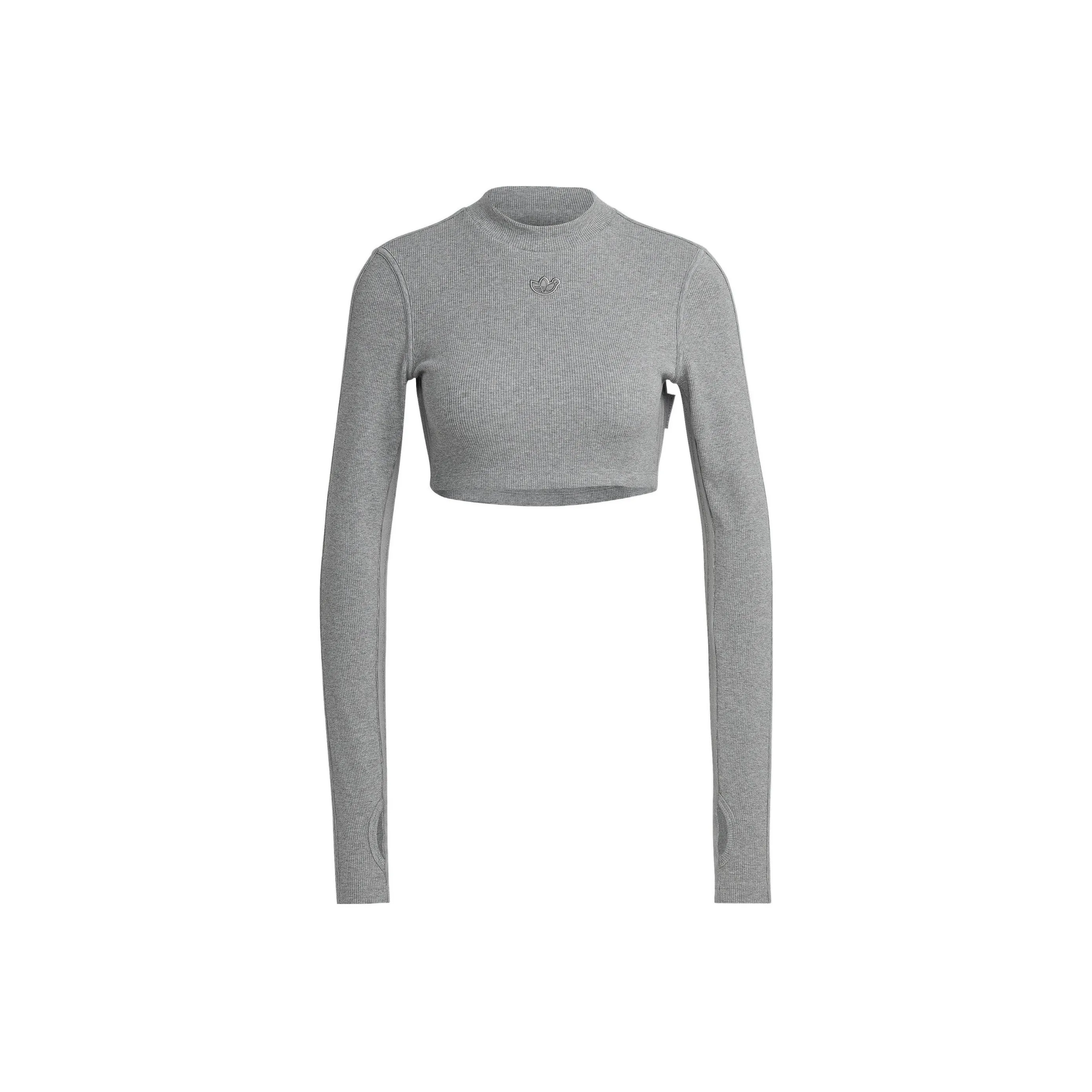 Adidas Originals Crop Tops Women's Gray