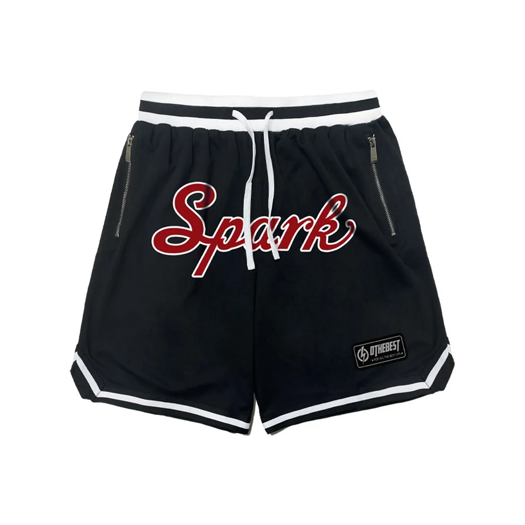 MIRACLE KILL x SPARK INFINITE Повседневные шорты Унисекс Черный