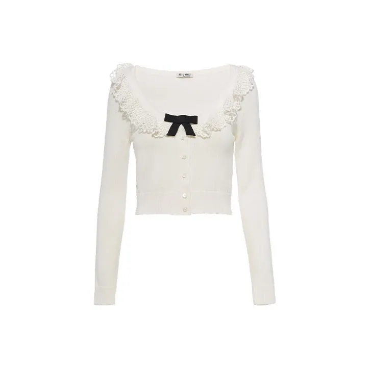 MIU MIU SS21 Sweater Women's White