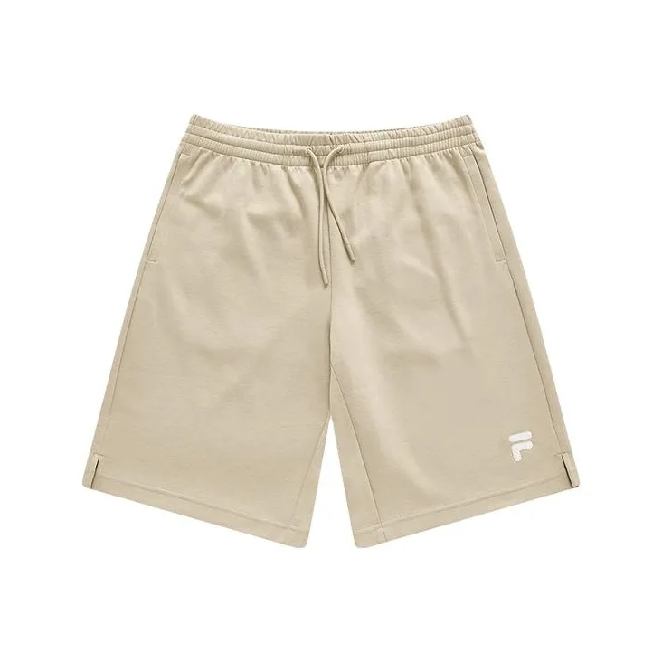 FILA FUSION Casual Shorts Unisex Light Beanpaste Brown