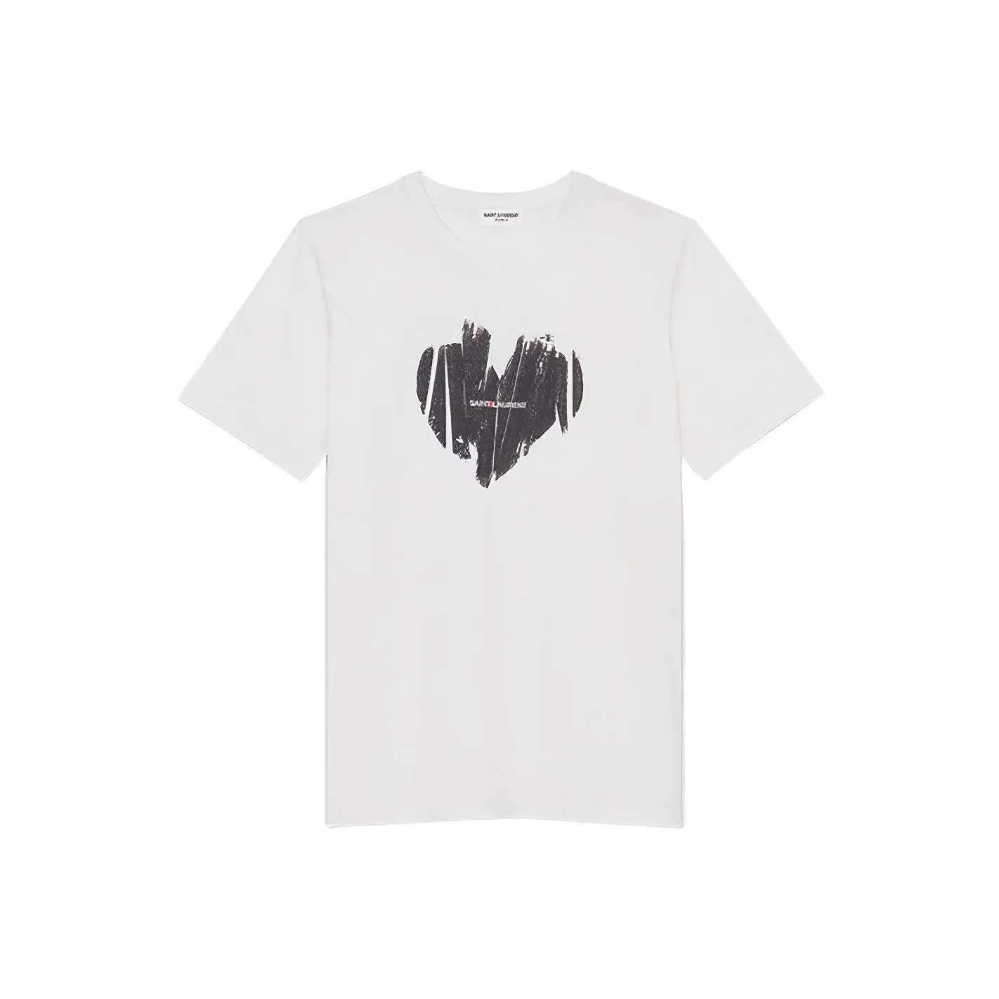 SAINT LAURENT Logo Printed Crewneck T Shirt