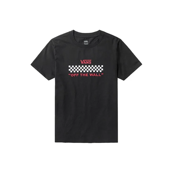 Vans Boyfriend Grid T Shirt Women's Black