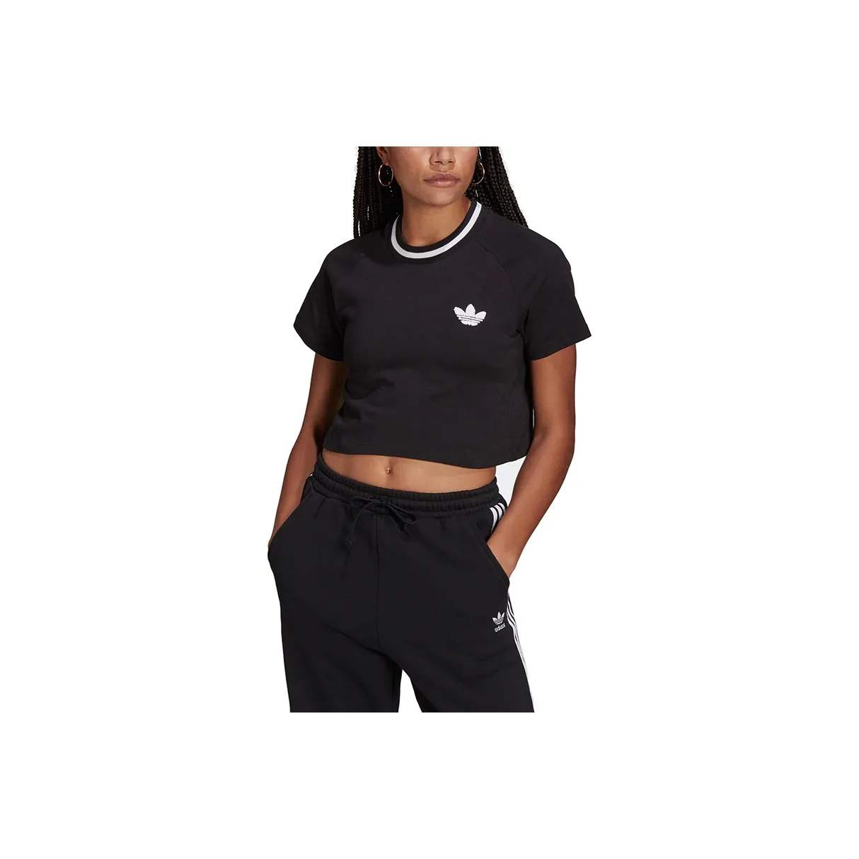 Adidas Originals Crop Tops Women's Black