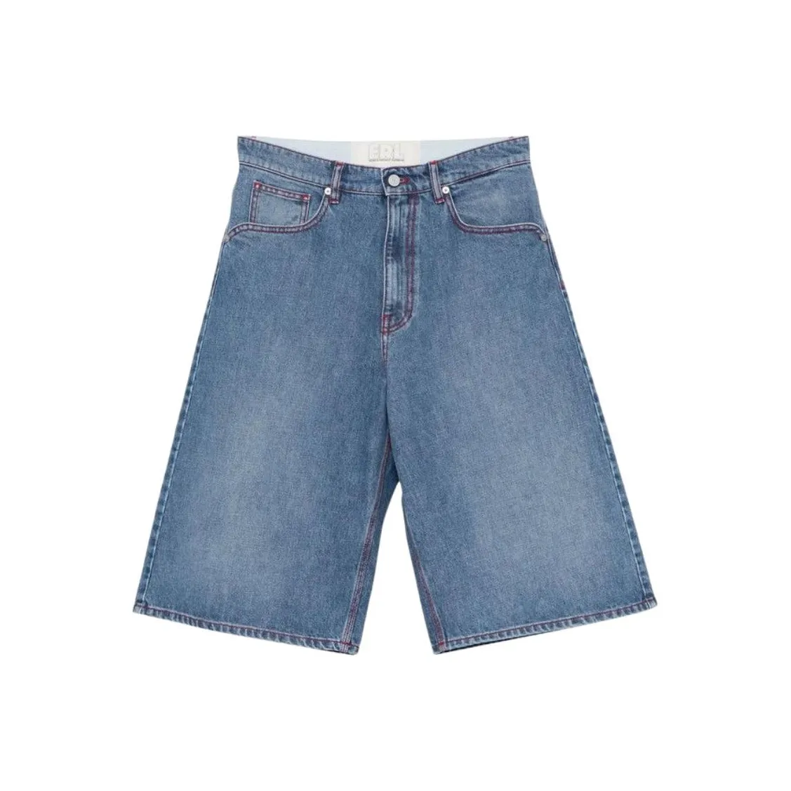 ERL Джинсовые шорты Унисекс Грязно-синий