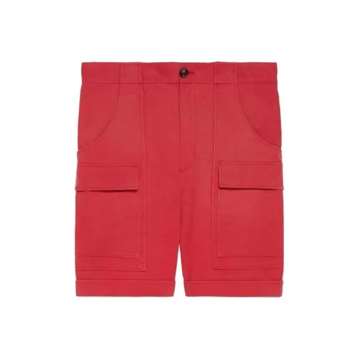 Gucci Red Men's Casual Shorts Gucci Красные Мужские Повседневные Шорты