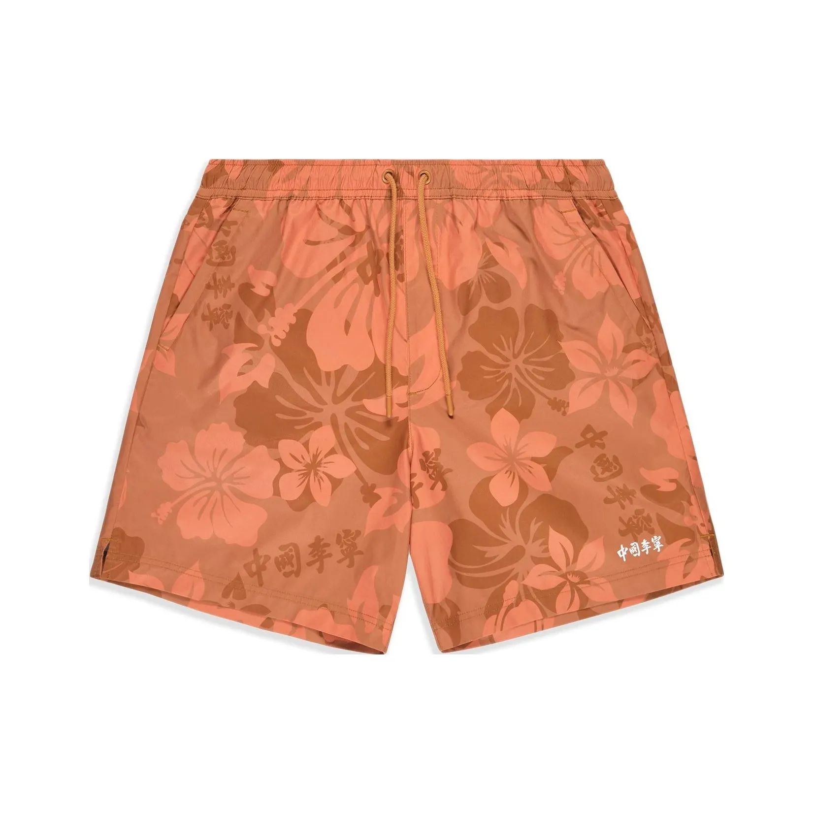 Li NING X League Of Legends Pool Party Co Branded Series Осенний Тангерайн Коллаборация Полный принт Комбинация Унисекс Повседневные шорты