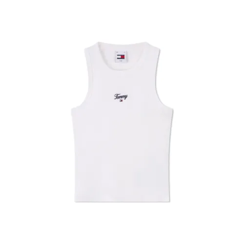 Tommy Hilfiger Белый YBR Женские Майки