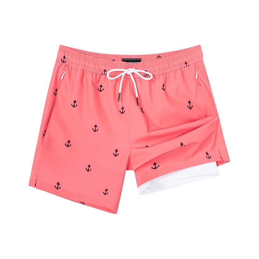 SURFCUZ Пляжные шорты Мужские Арбузно-красный